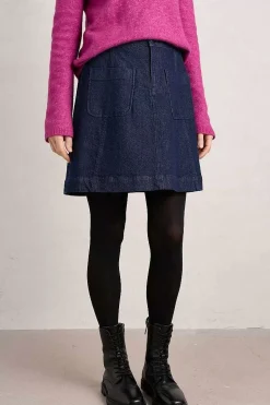 Seasalt Cornwall Rolling Sands Denim Skirt<Women Skirts
