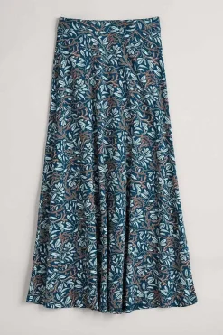 Seasalt Cornwall Rose Jersey Skirt<Women Skirts