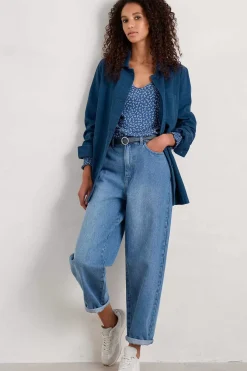 Seasalt Cornwall Rosehip Jersey V-Neck Top<Women Tops