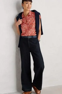 Seasalt Cornwall Rushmaker Short Sleeve Shirt<Women Tops