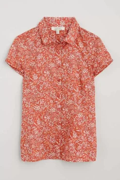 Seasalt Cornwall Rushmaker Short Sleeve Shirt<Women Tops