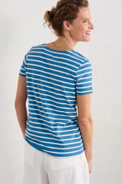 Seasalt Cornwall Sailor T-Shirt (Gots)<Women Tops
