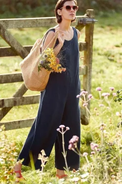 Seasalt Cornwall Salt Air Linen Jumpsuit<Women Trousers & Shorts