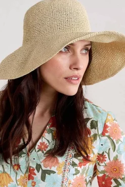 Seasalt Cornwall Sculpture Garden Wide Brim Sunhat<Women Hats