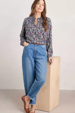 Seasalt Cornwall Sea Flow Printed Top<Women Tops
