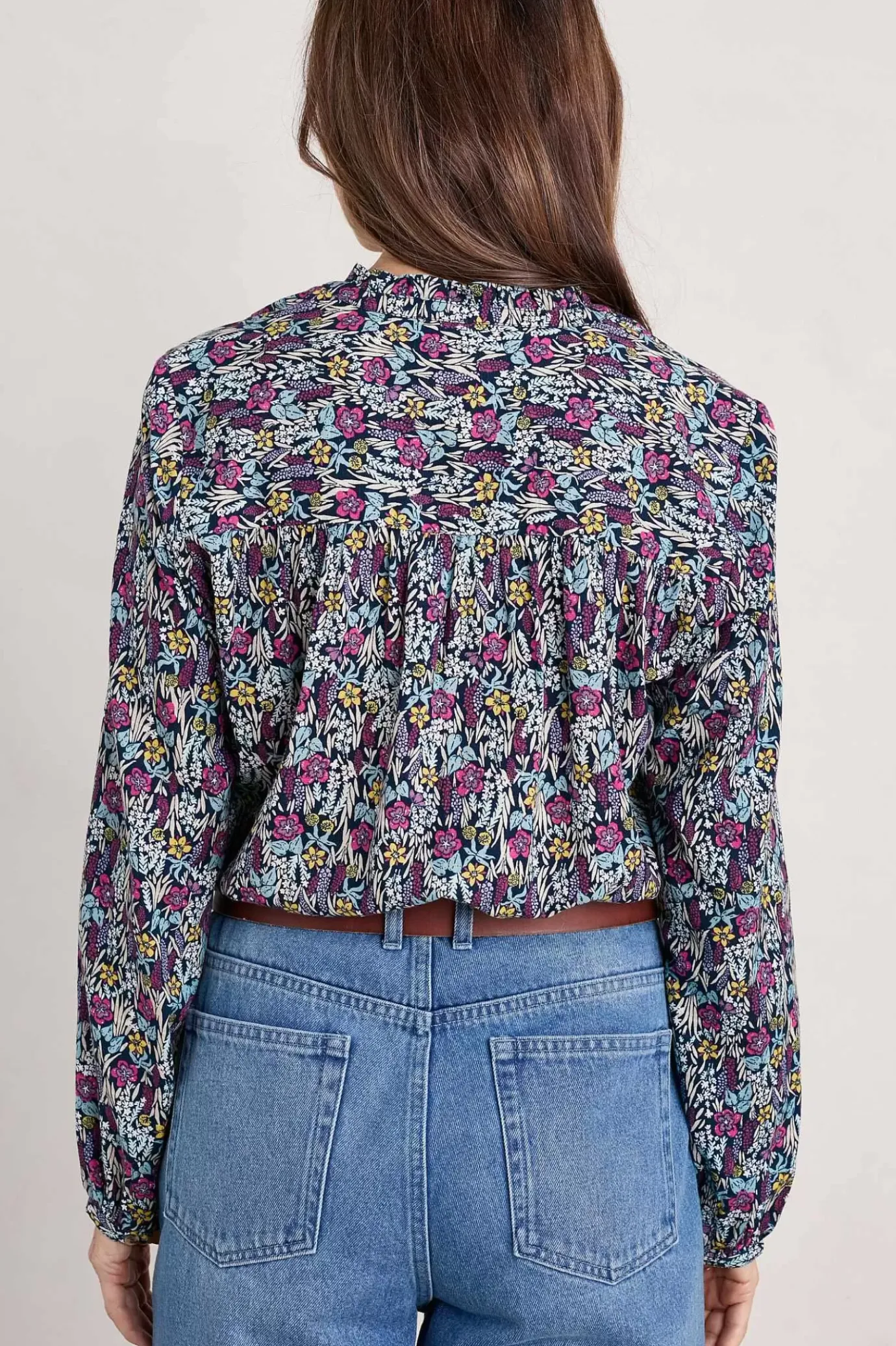 Seasalt Cornwall Sea Flow Printed Top<Women Tops
