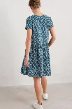 Seasalt Cornwall Sea Mirror Jersey Dress With Short Sleeves<Women Dresses