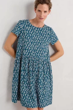 Seasalt Cornwall Sea Mirror Jersey Dress With Short Sleeves<Women Dresses