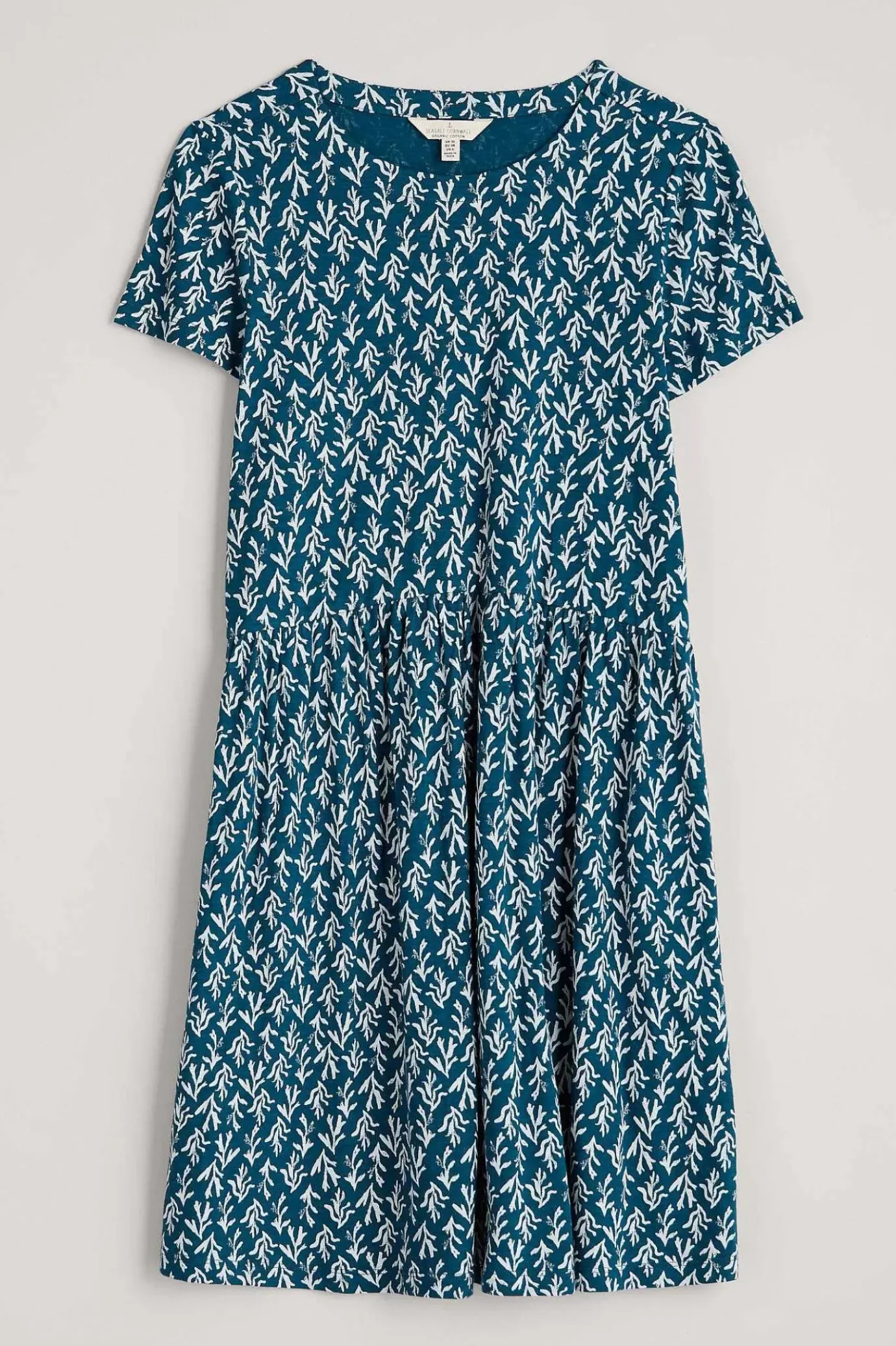 Seasalt Cornwall Sea Mirror Jersey Dress With Short Sleeves<Women Dresses