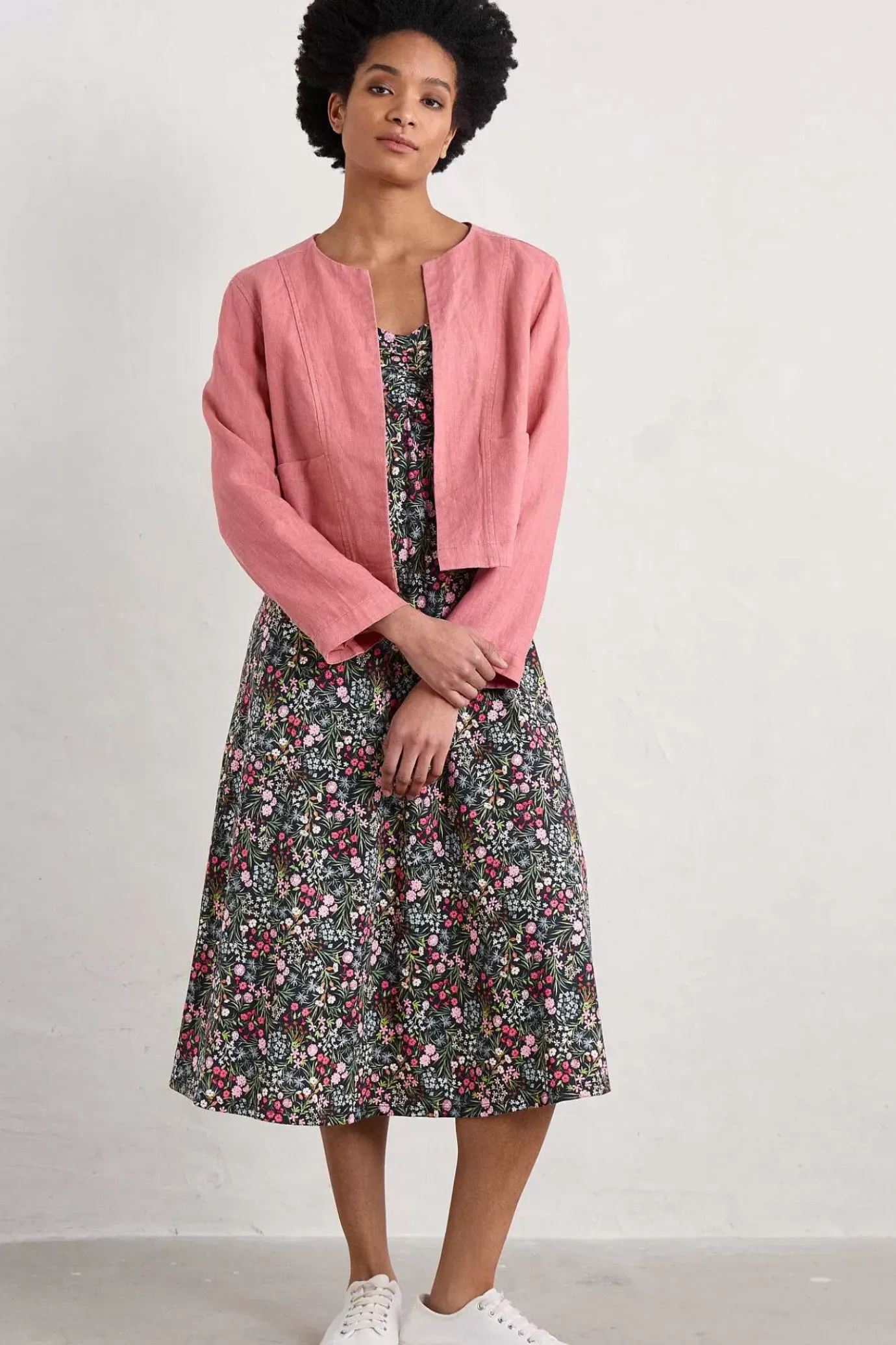 Seasalt Cornwall Secret Cove Empire Line Midi Dress<Women Dresses