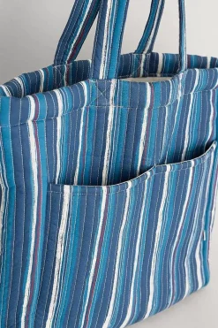 Seasalt Cornwall Singing Water Quilted Tote Bag<Women Bags