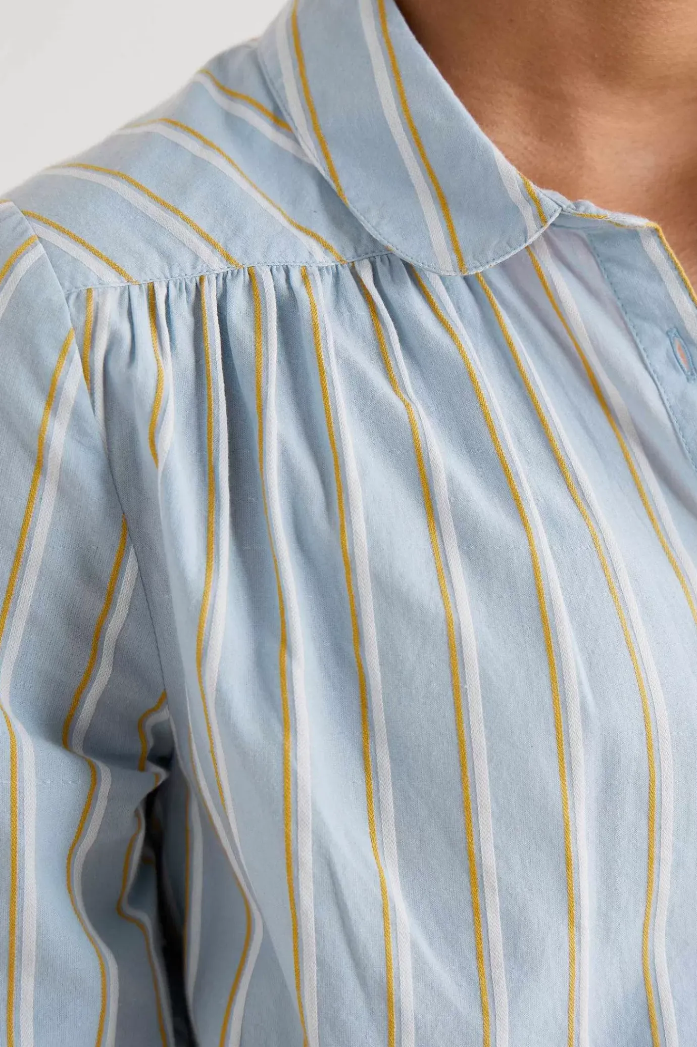 Seasalt Cornwall Spiral Flight Striped Shirt (Gots)<Women Tops