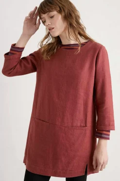 Seasalt Cornwall St Agnes Clay Ramie-Blend Tunic<Women Tunics