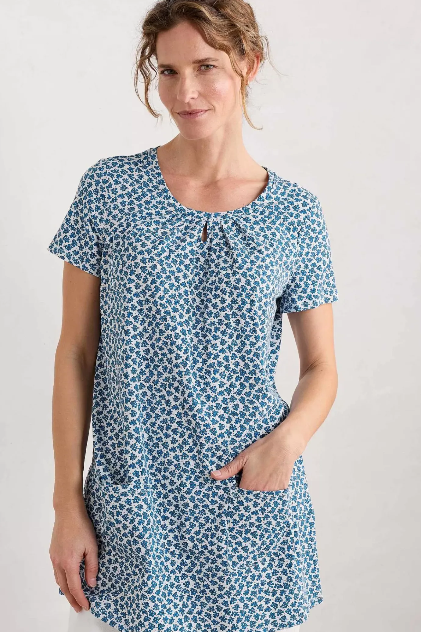 Seasalt Cornwall Star Dance Short Sleeve Tunic<Women Tunics