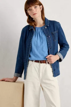 Seasalt Cornwall Stenalees Gathered Top<Women Tops