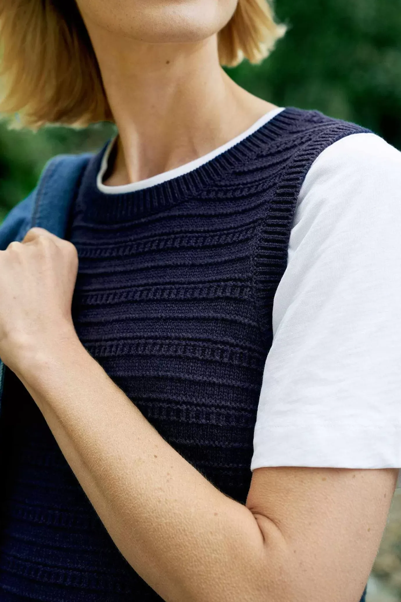 Seasalt Cornwall Tepel Knitted Vest<Women Knitwear
