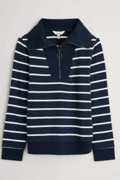 Seasalt Cornwall Tideline Collared Sweatshirt<Women Tops