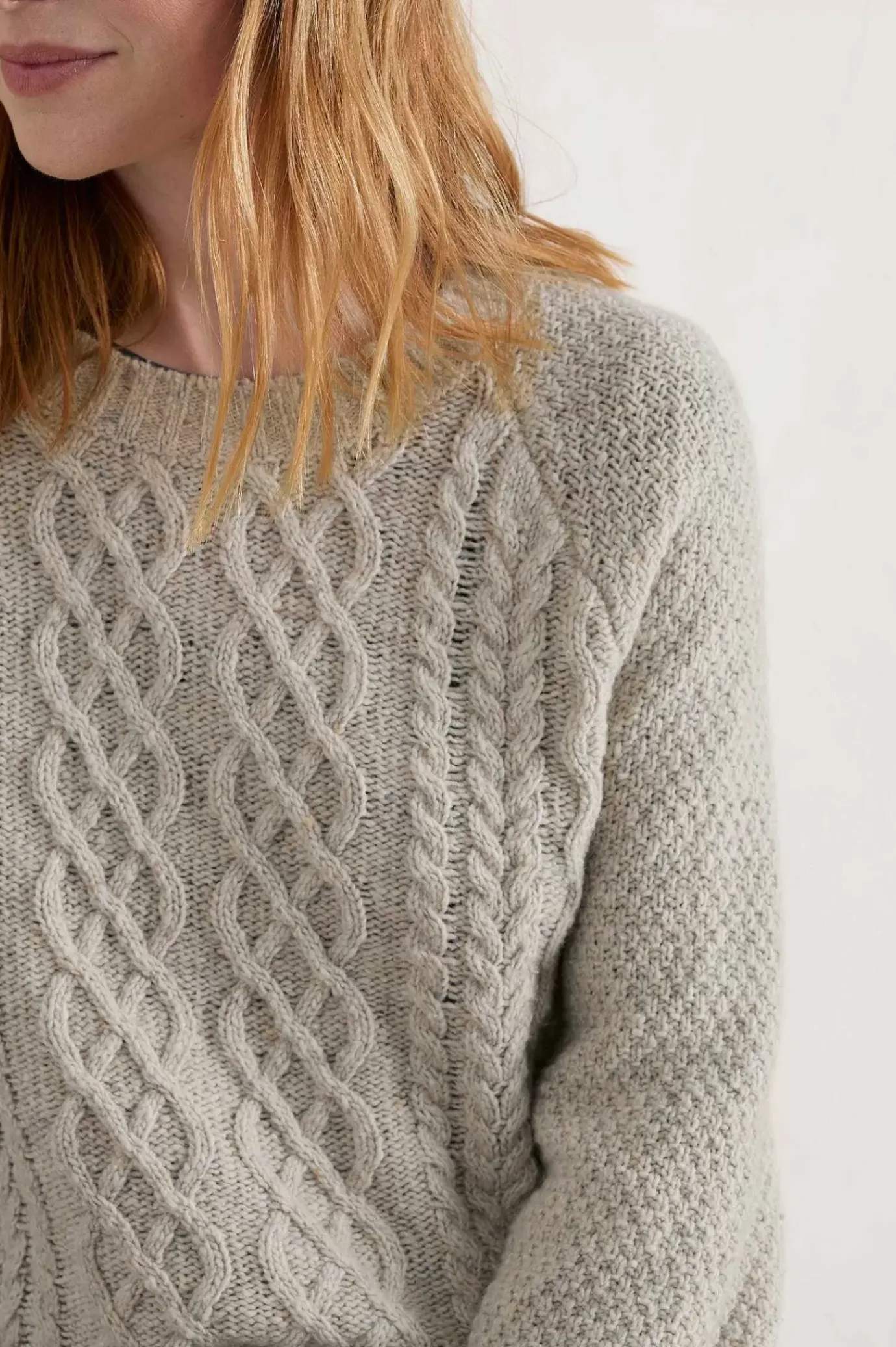Seasalt Cornwall Tressa Cable Knit Jumper<Women Knitwear