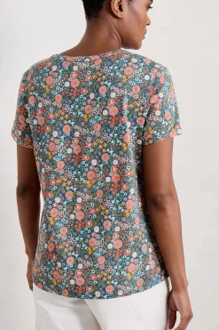 Seasalt Cornwall Waterflow Short Sleeve Top<Women Tops