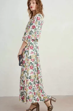 Seasalt Cornwall Willow Path 3/4 Sleeve Printed Shirt<Women Tops