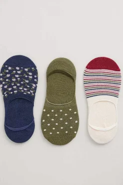 Seasalt Cornwall Women's Everyday Liner Socks Pack Of 3<Women Socks & Tights