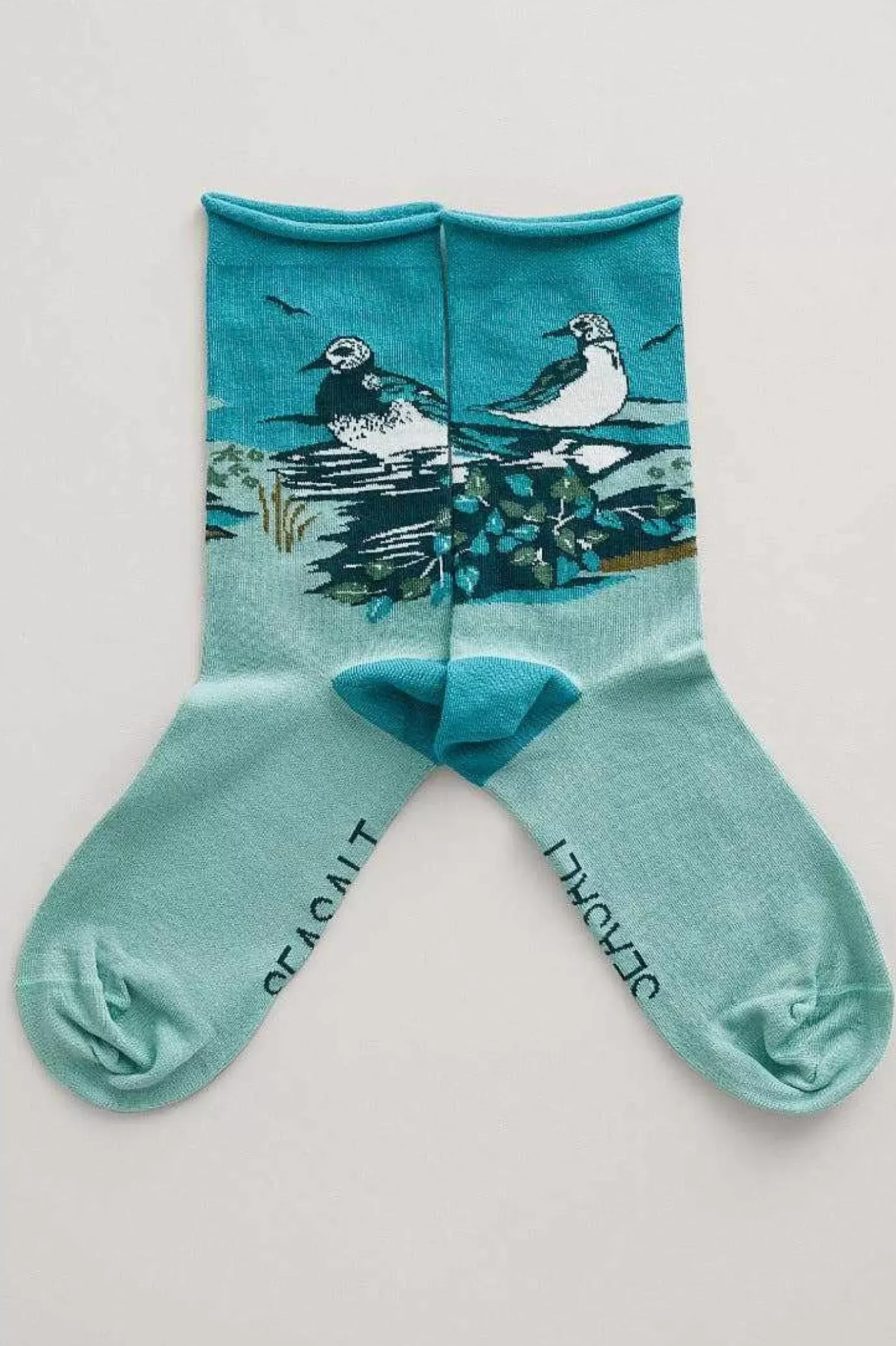 Seasalt Cornwall Women's Postcard Organic Cotton Socks<Women Socks & Tights