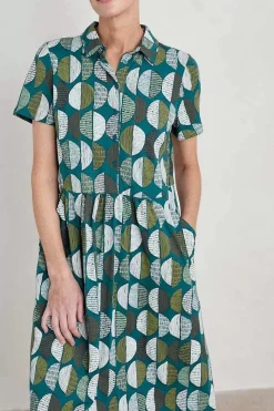 Seasalt Cornwall Wood Rush Short Sleeve Jersey Dress<Women Dresses
