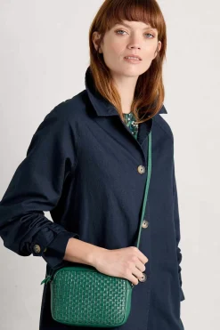 Seasalt Cornwall Woven Sea Fan Leather Cross-Body Bag<Women Bags