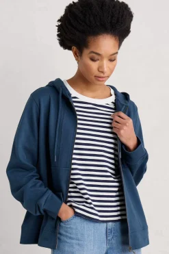 Seasalt Cornwall Wych Elm Zip Up Hoodie<Women Tops